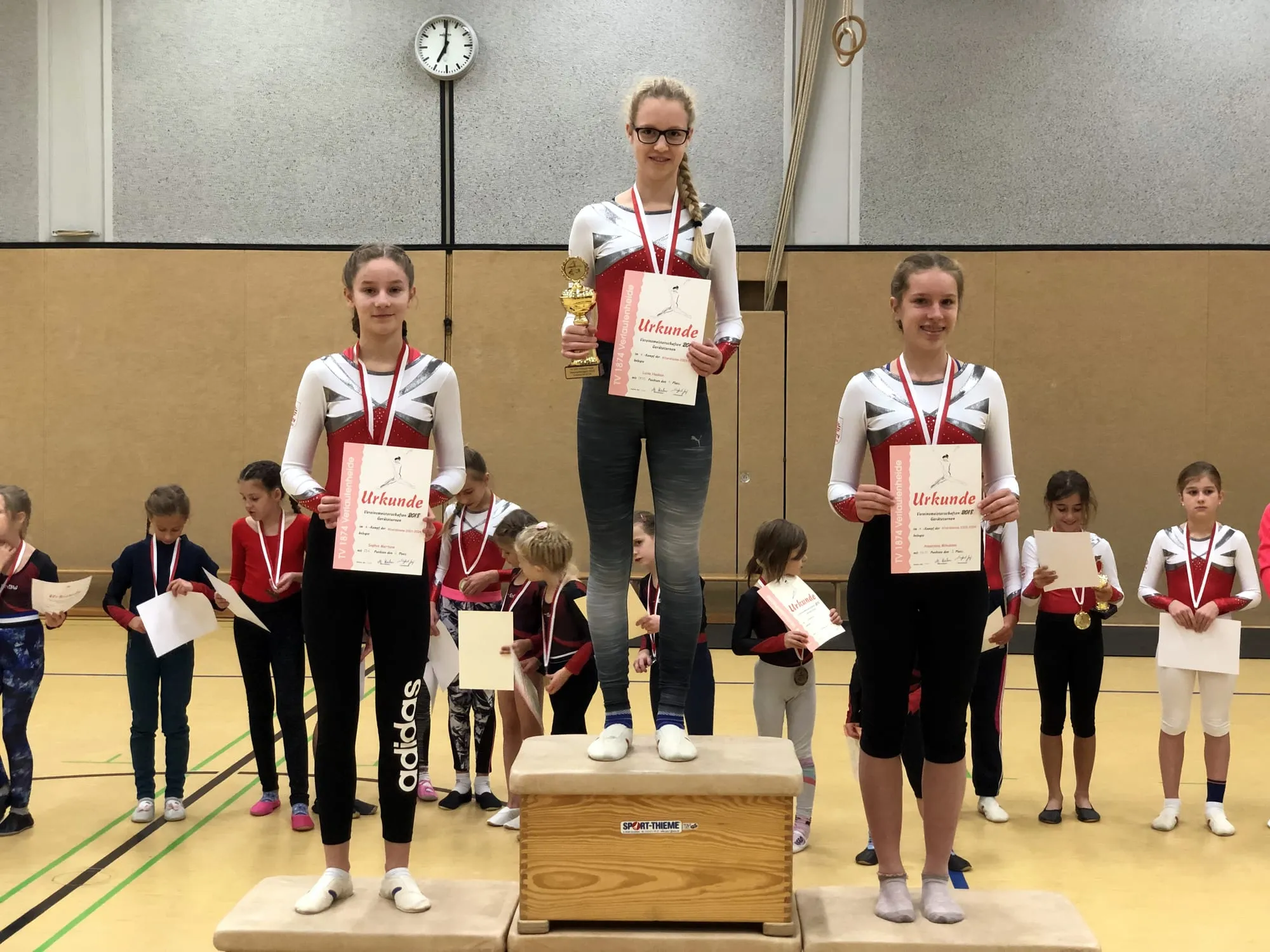 Jugend C: Luisa Haaken, Sophie Mertes, Anastasia Mikusova