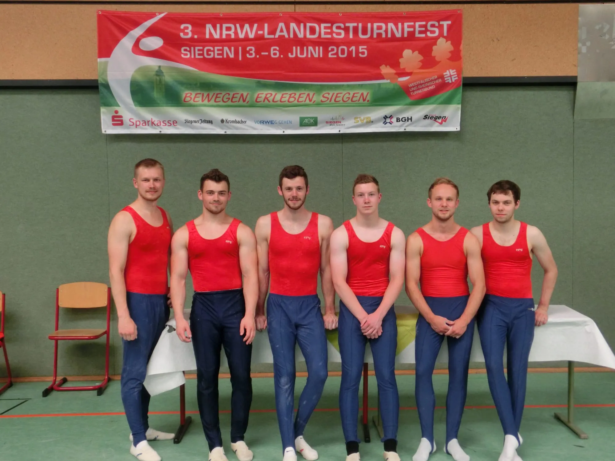 vl. Pavel Hirschfeld, Jannik Grundler, Thomas Henzler, Kai Kruitwagen, Stefan Bettin, Sven Graf