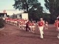 Einmarsch auf den Sportplatz 1974